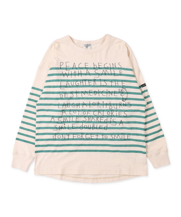 DD KIDS Striped SENTENCE T-shirt