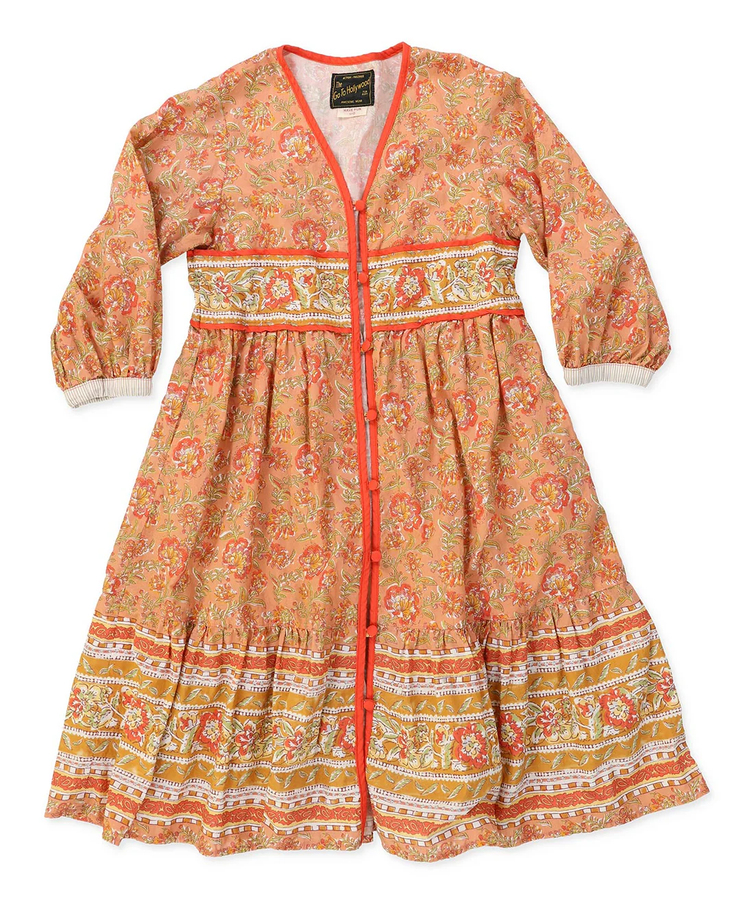 Indian-like Print Dress