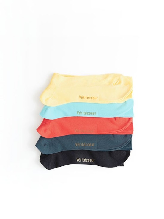 5 COLOR RIB SOCKS