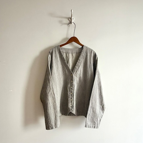 Hickory Stripe Linen Shirt