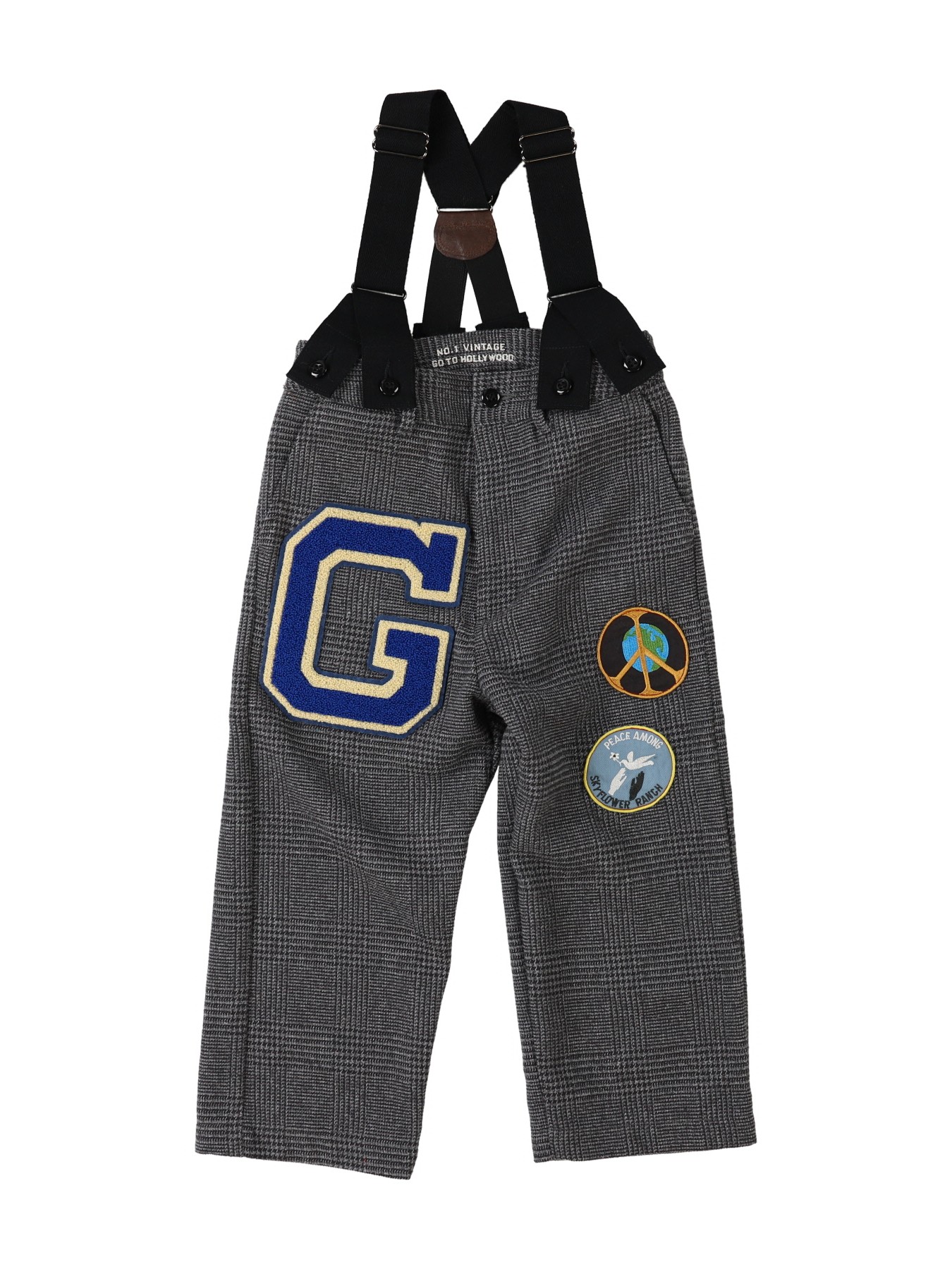 GTH KIDS Tweed Glencheck Overall