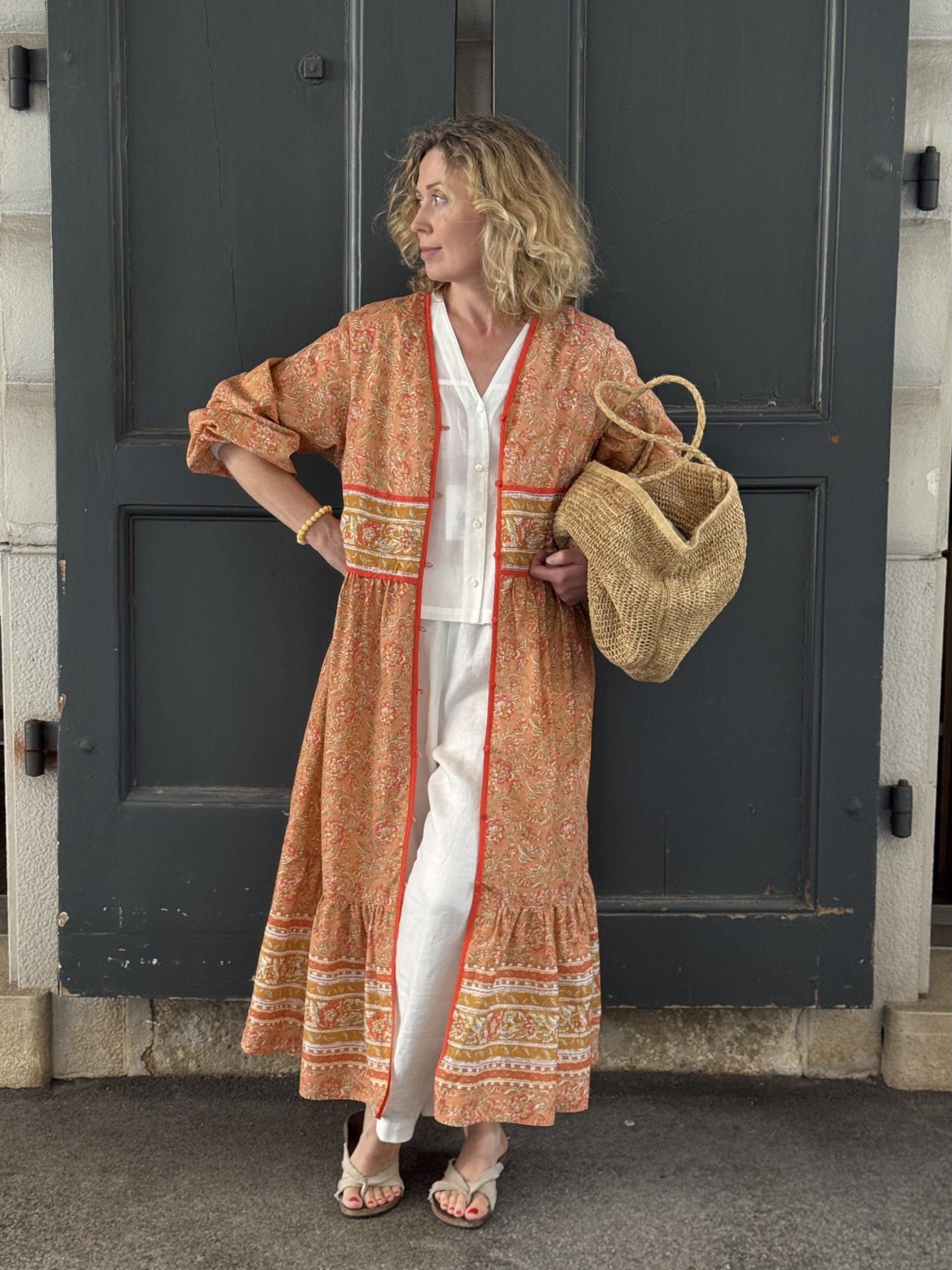 Indian-like Print Dress