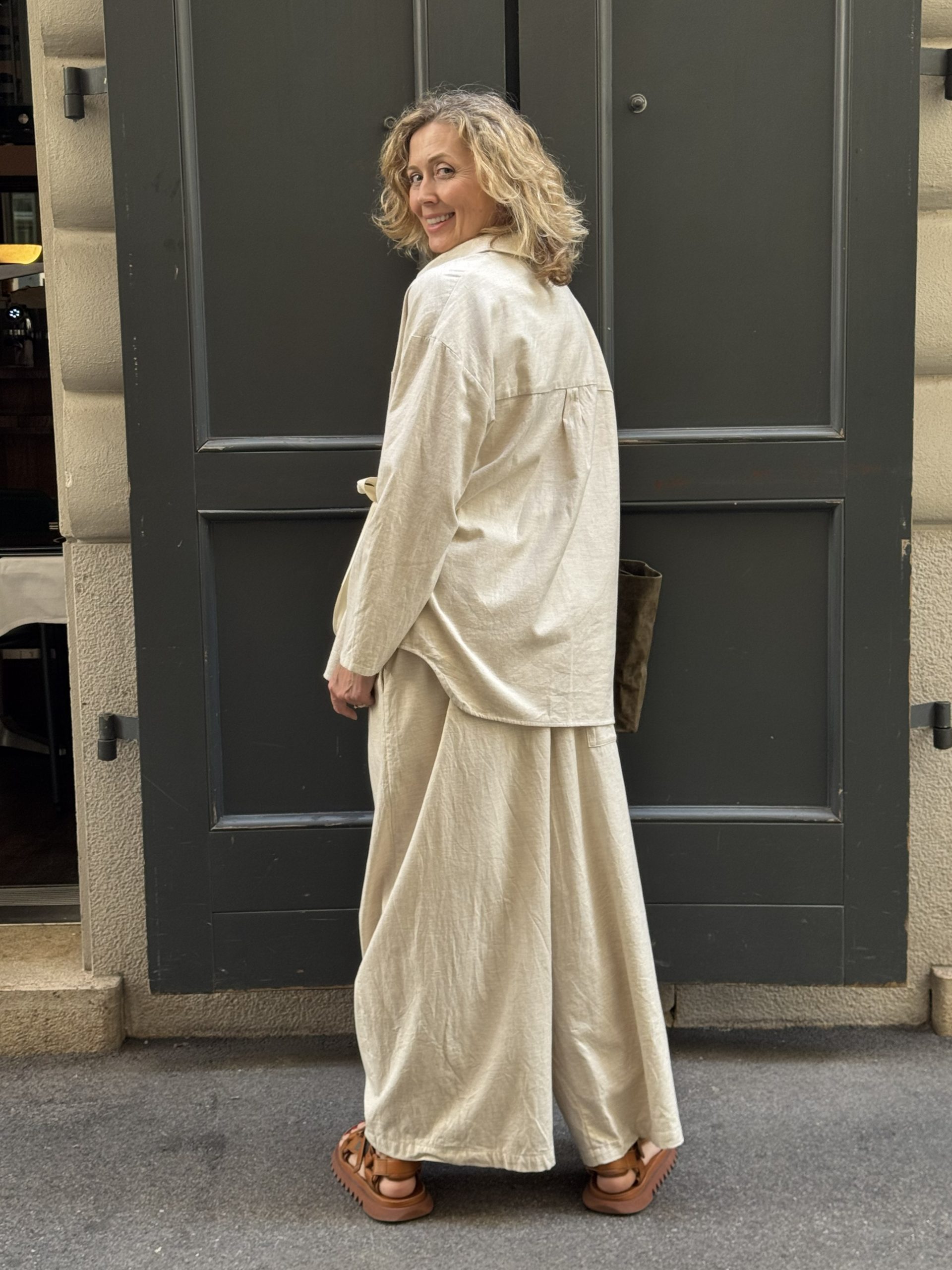 Ruban cotton pants