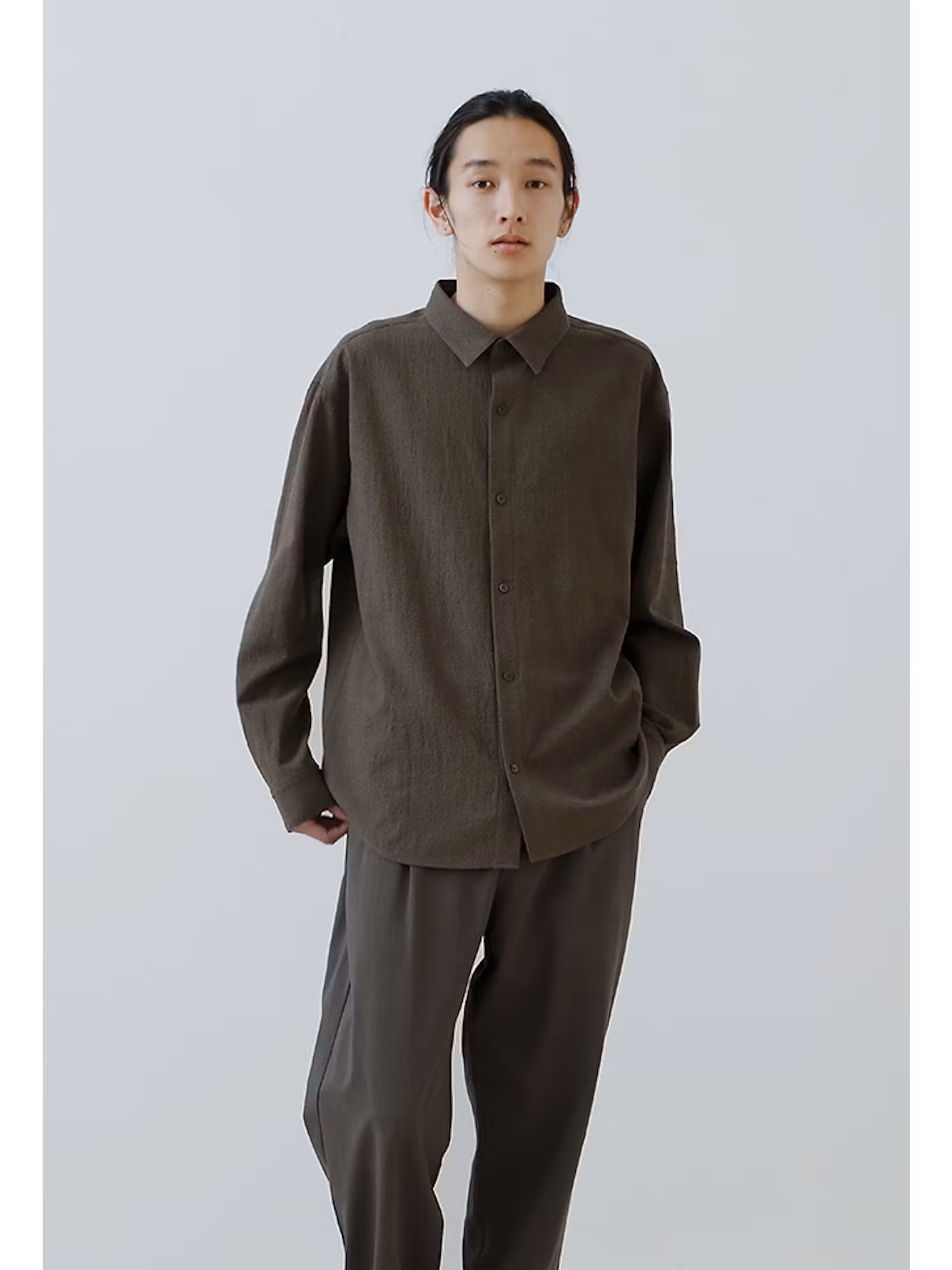 Evam Eva Textured Wool Shirt