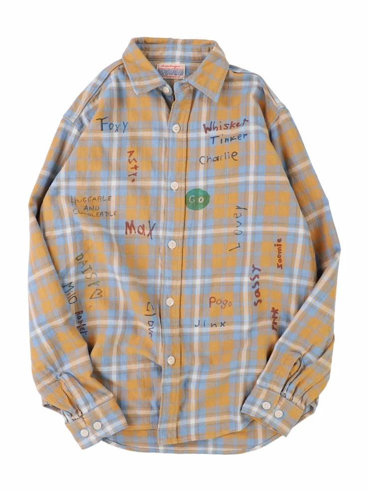 DD Plaid Scribble Shirt