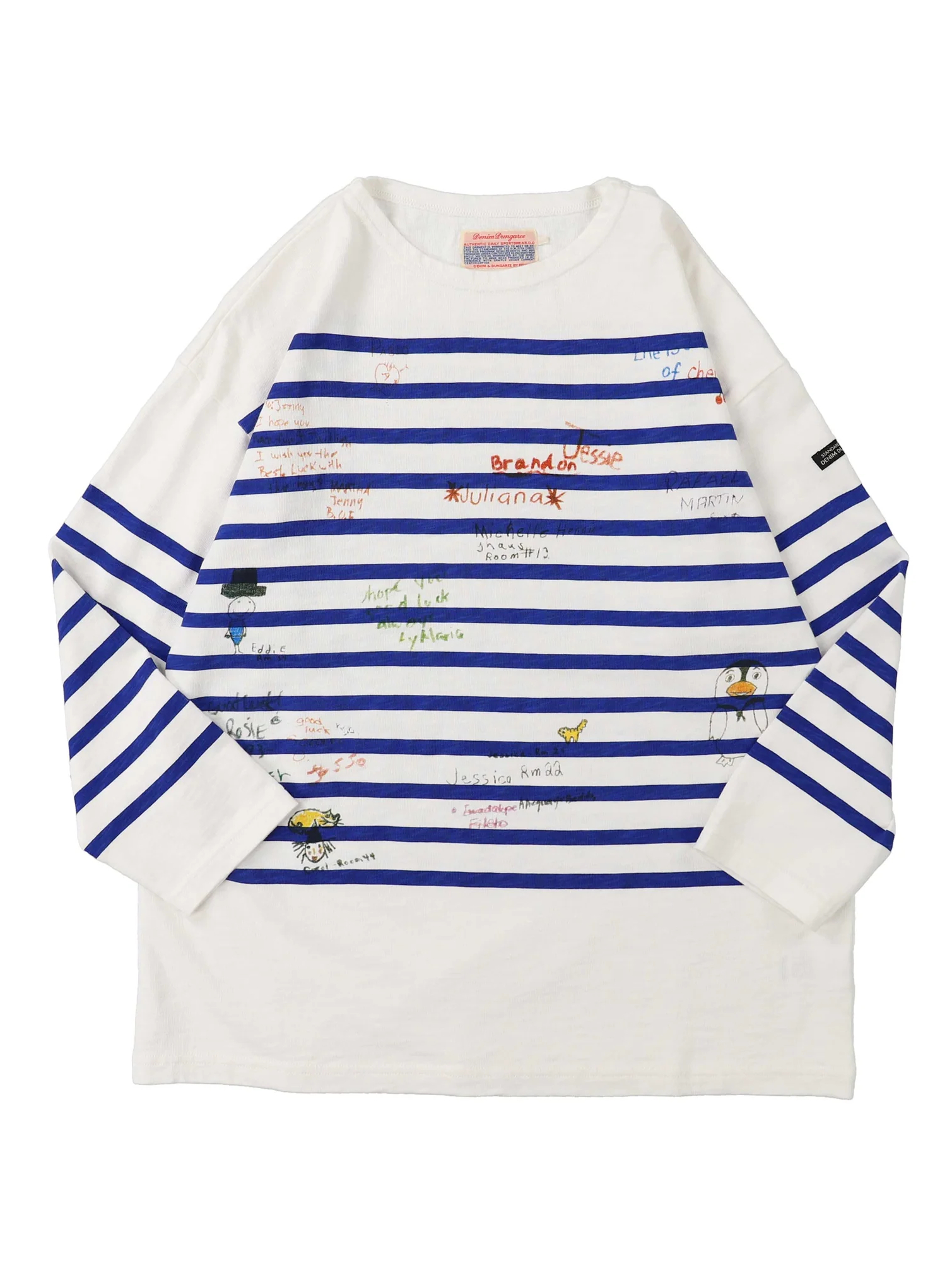 DD Striped Scribble L/S Tee